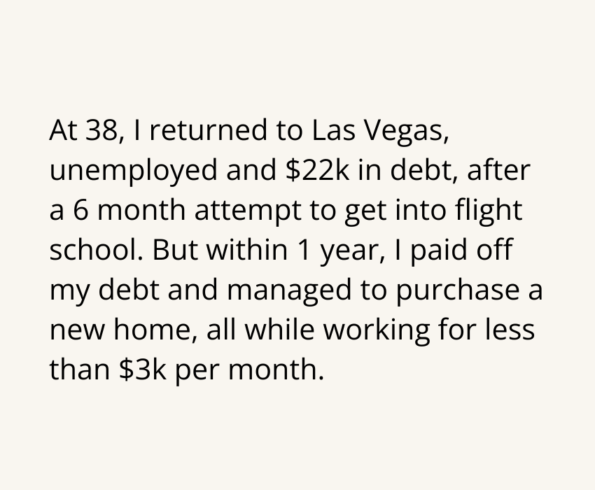 Debt repayment story